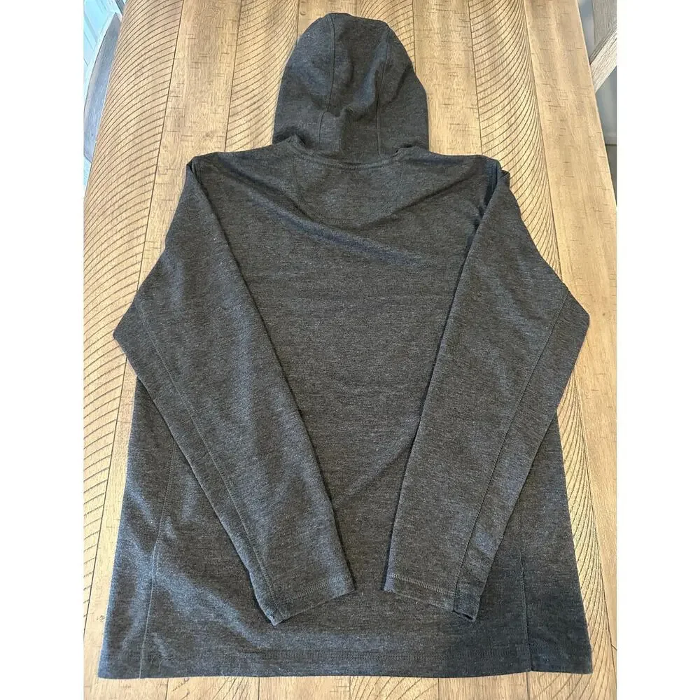 The North Face Pullover Hoodie Men's Large Dark Gray Heather LS Sweatshirt